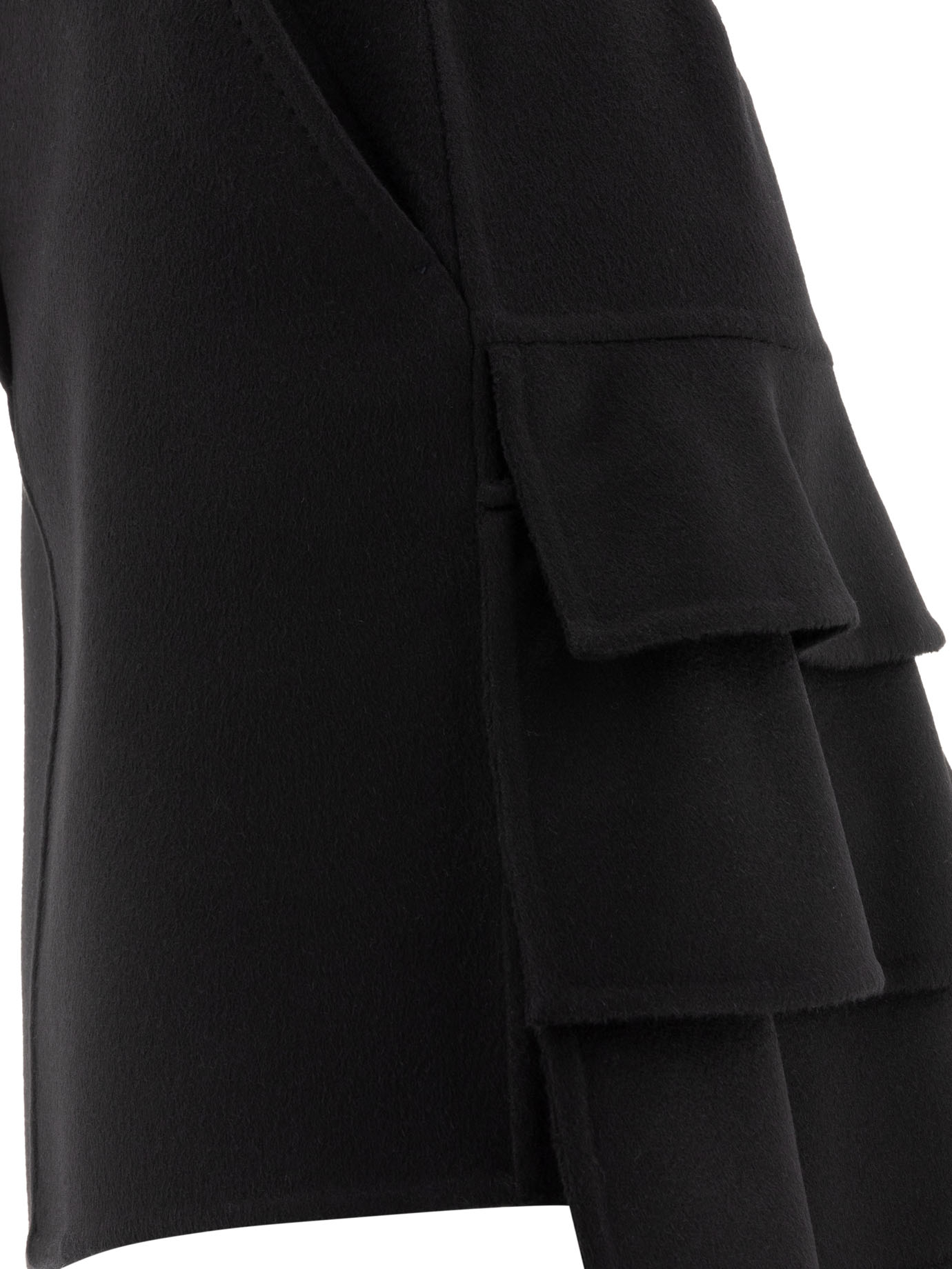 MAX MARA Black   Camelwool miniskirt